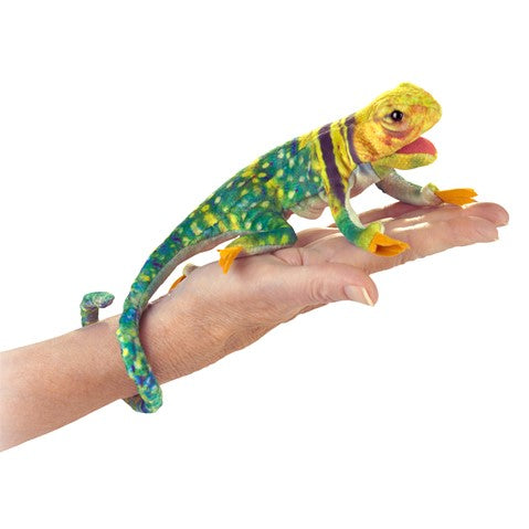 FOLKMANIS: COLLARED LIZARD FINGER PUPPET