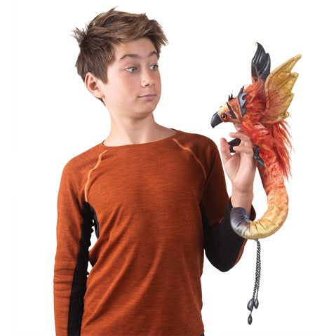 FOLKMANIS: PHOENIX WRISTLET FINGER PUPPET