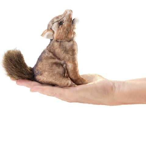 FOLKMANIS: FINGER PUPPET- COYOTE