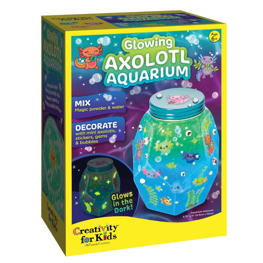C4K GLOWING AXOLOTL AQUARIUM