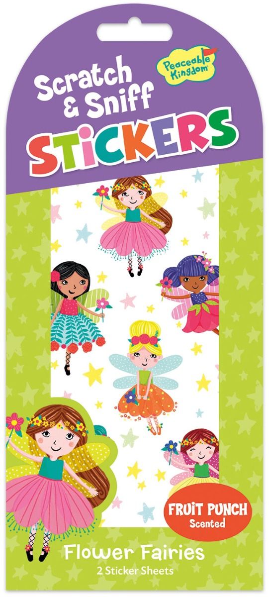 STICKERS-SCRATCH & SNIFF FAIRIES