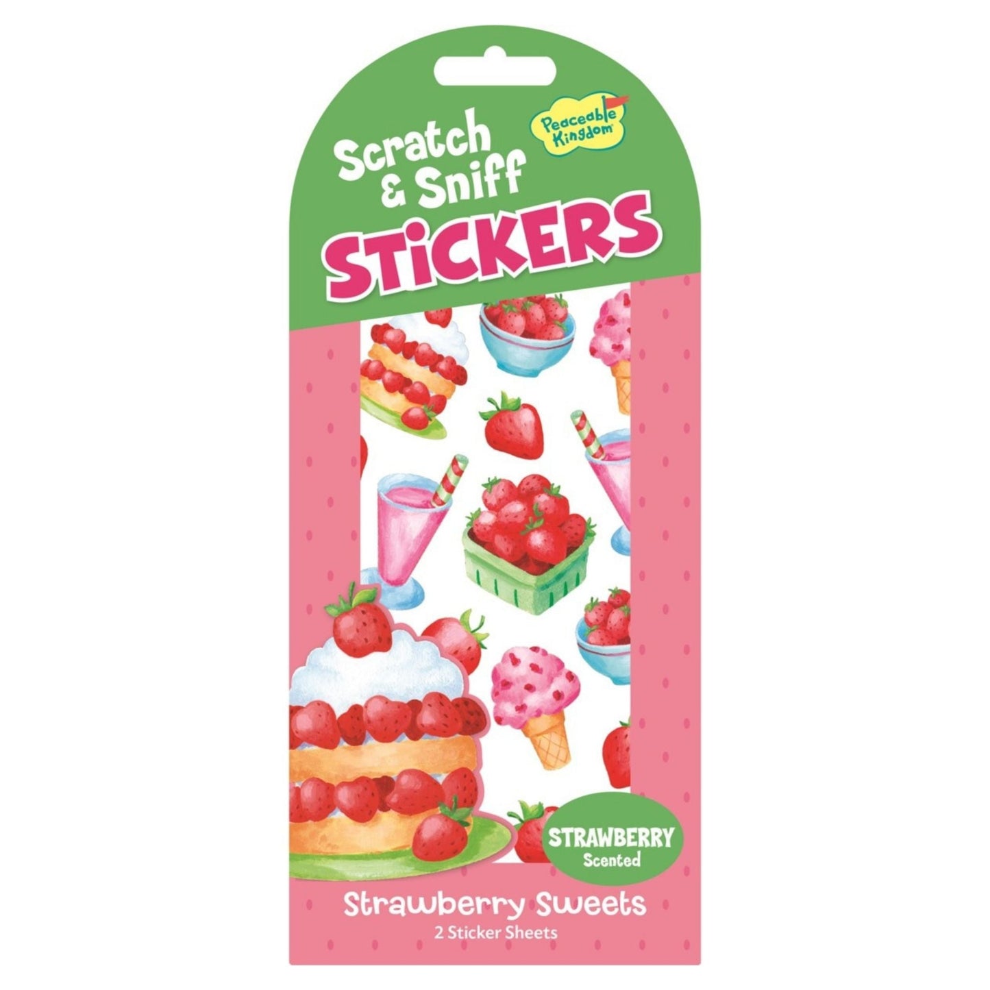 STICKERS-SCRATCH & SNIFF STRAWBERRY