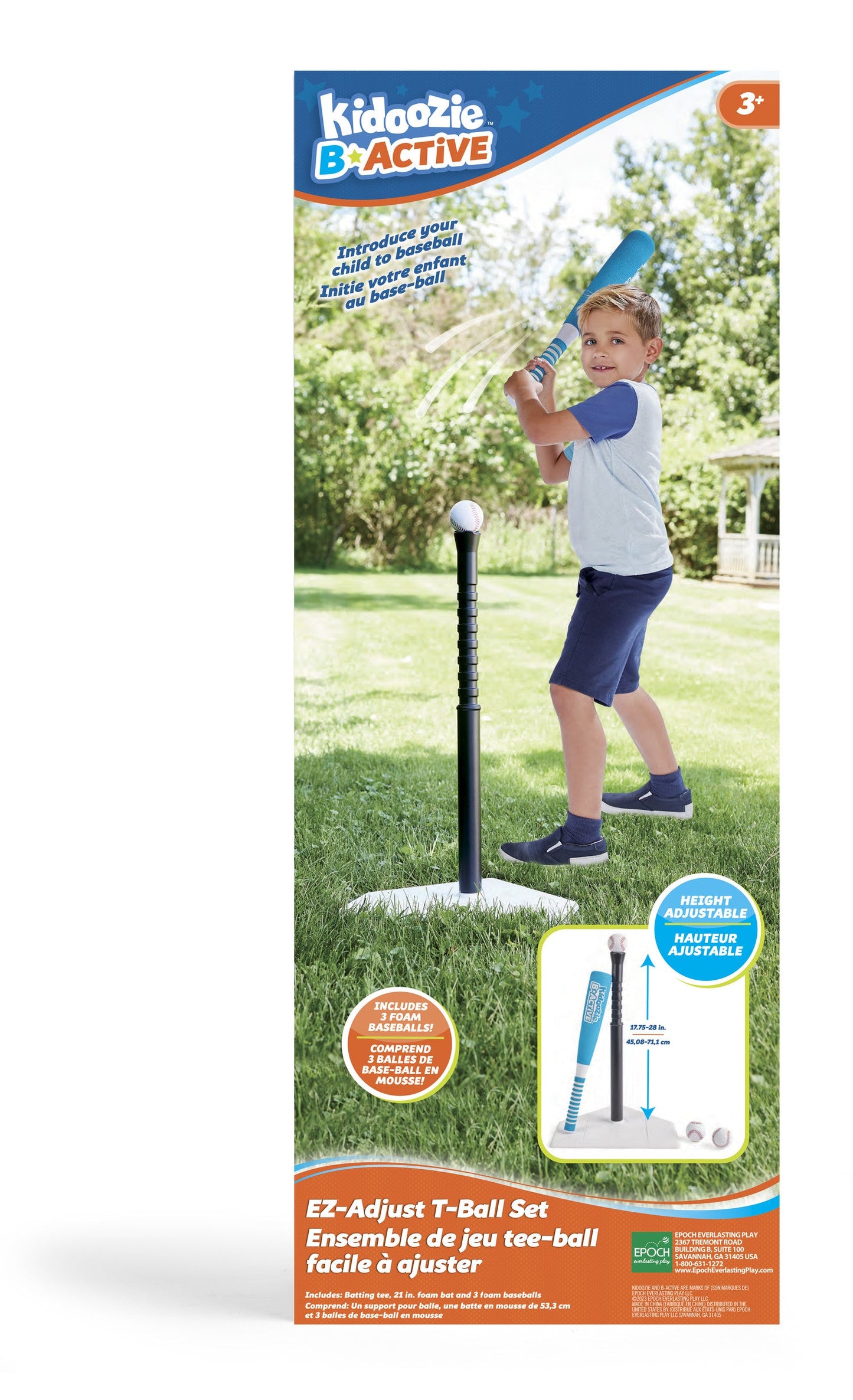 KIDOOZIE EZ-ADJUST T-BALL