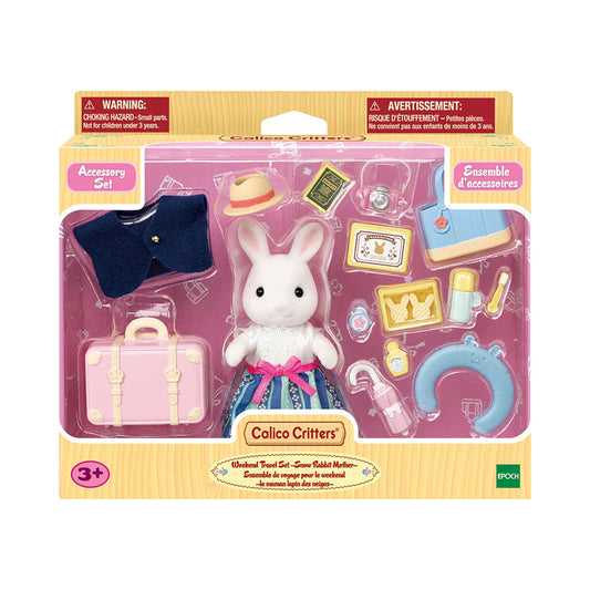 CALICO SNOW RABBIT MOTHER WEEKEND TRAVEL SET