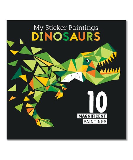 MY STICKER PAINTINGS: DINOSAUR