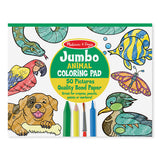 M&D JUMBO COLORING PAD ANIMALS