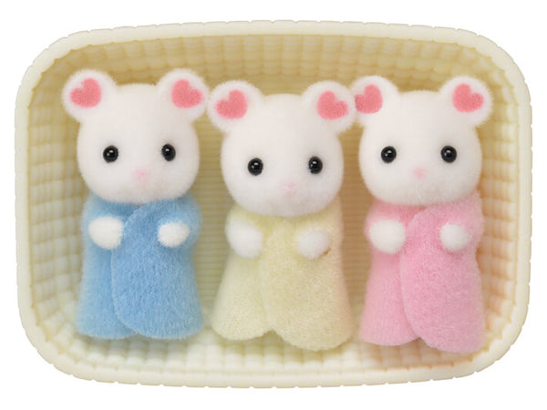 CALICO TRIPLETS MARSHMALLOW MOUSE