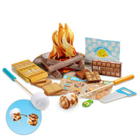 M&D LET'S EXPLORE CAMPFIRE S'MORES PLAY SET