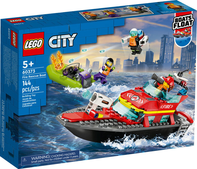 LEGO CITY FIRE RESCUE BOAT – Simply Wonderful Toys
