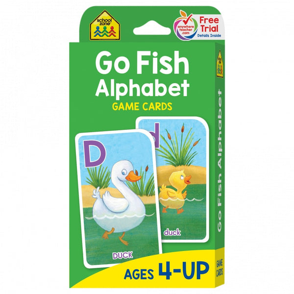 SCHOOL ZONE - GO FISH ALPHABET GAME CARDS