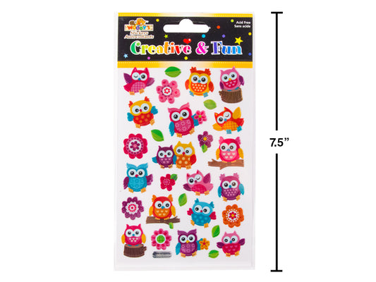 WOODY'S STICKERS OWLS