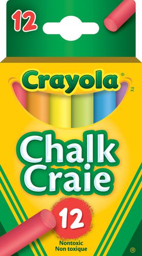 CRAYOLA COLOURED CHALK