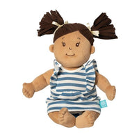 BEIGE DOLL WITH BROWN HAIR