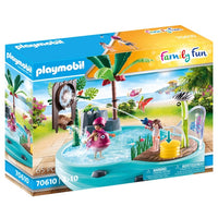 PLAYMOBIL SMALL POOL W/WATER SPRAYER