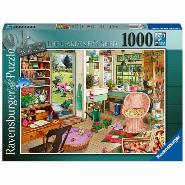 RAVENSBURG 1000 PC THE GARDEN SHED