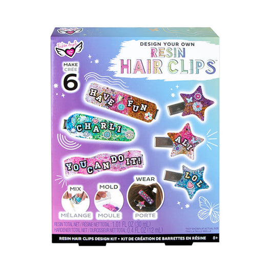 FASHION ANGELS RESIN HAIR CLIPS DESIGN SET