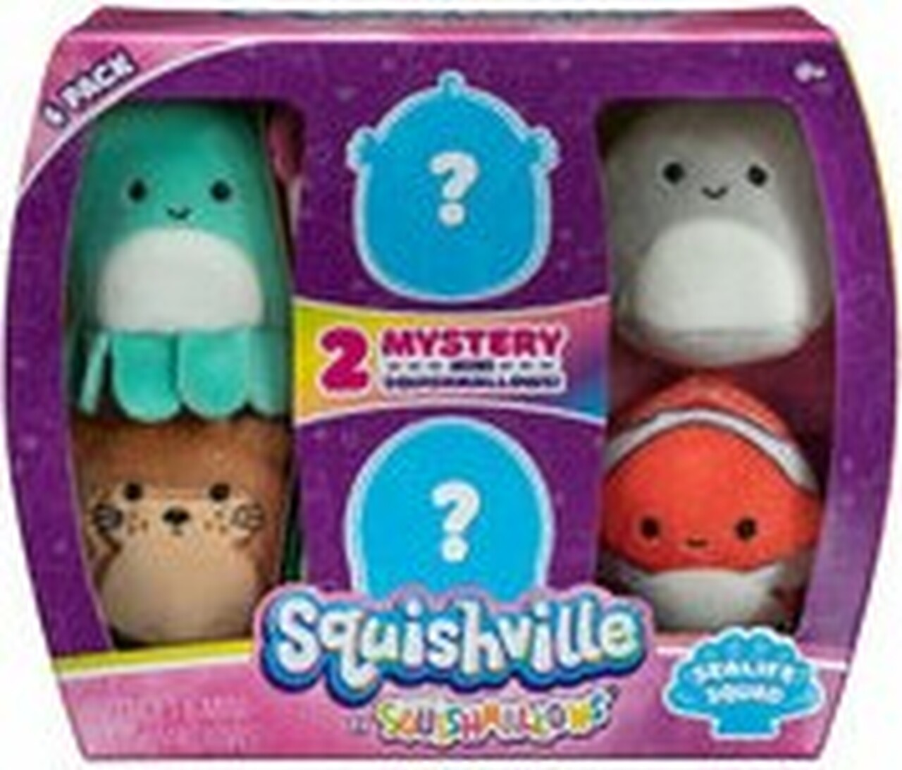 SQUISHMALLOW-SQUISHVILLE 6 PK