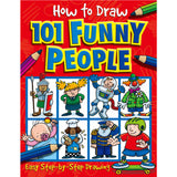 HOW TO DRAW 101 FUNNY PEOPLE