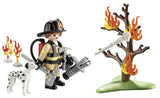 PLAYMOBIL SMALL CARRY CASE FIRE RESCUE