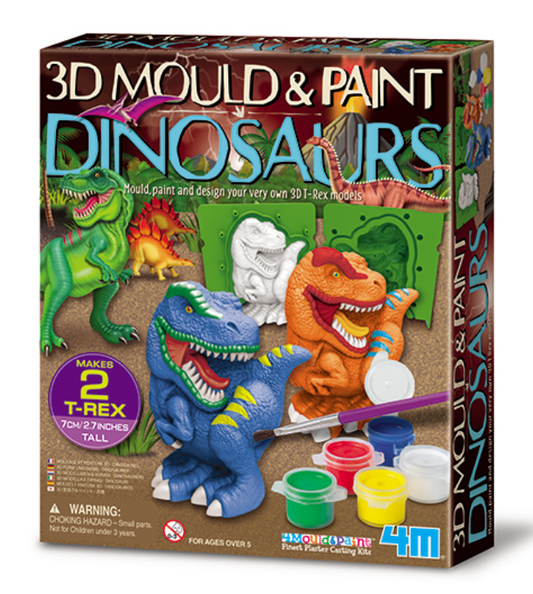 4M 3D MOULD & PAINT DINOSAURS