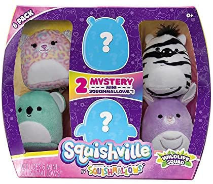 SQUISHMALLOW-SQUISHVILLE 6 PK