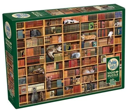 COBBLE HILL 1000 PC THE CAT LIBRARY