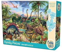 COBBLE HILL FAMILY PUZZLE PREHISTORIC PARTY 350 PC