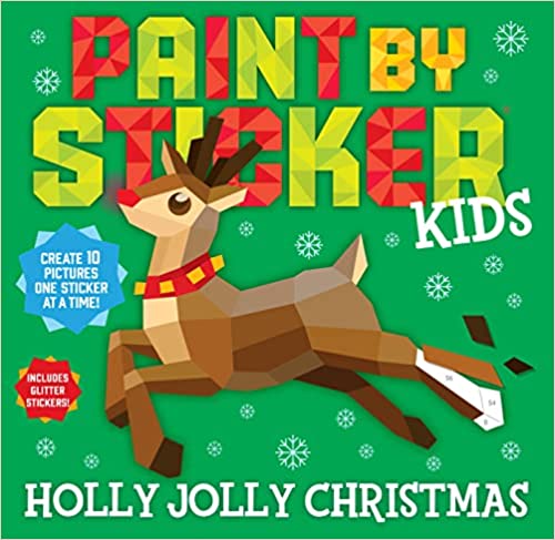 PAINT BY STICKER KIDS- HOLLY JOLLY CHRISTMAS