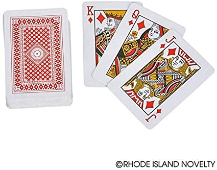 MINI PLAYING CARDS - 2.5 INCH DECK