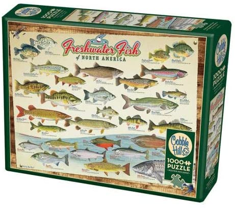COBBLE HIL 1000 PC FRESHWATER FISH OF NORTH AMERICA