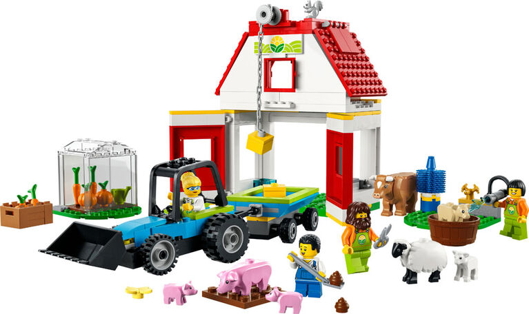 LEGO CITY BARN & FARM ANIMALS