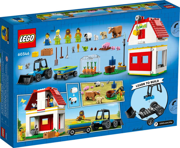 LEGO CITY BARN & FARM ANIMALS