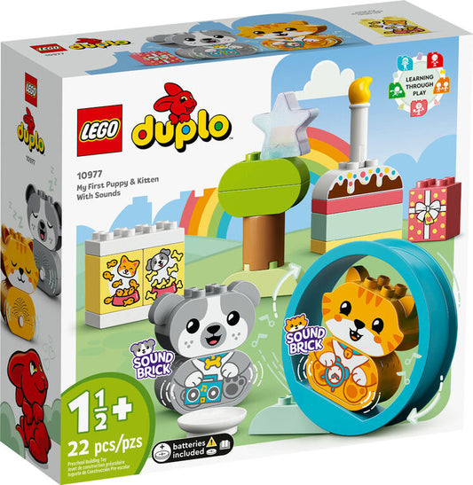 LEGO DUPLO MY FIRST PUPPY & KITTEN W/ SOUNDS