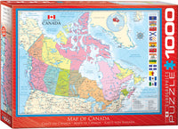 MAP OF CANADA 1000 PC