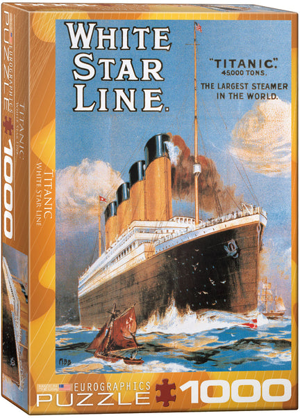 WHITE STAR LINE TITANIC - 1000 PC