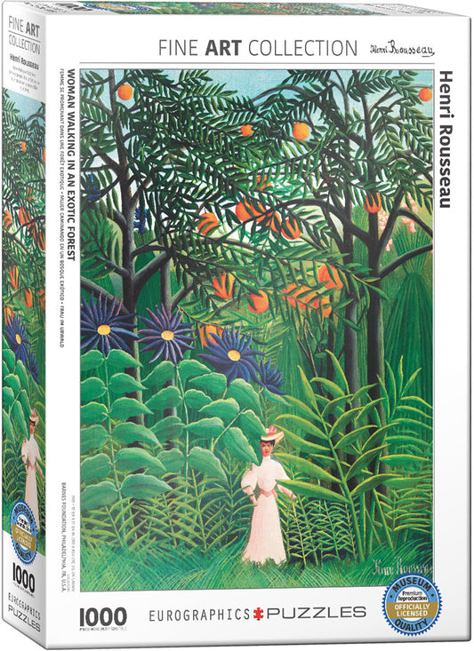 EURO 1000 PC WOMAN IN AN EXOTIC FOREST