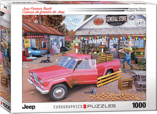 EUROGRAPHICS JEEP FARMER TRUCK 1000 PC