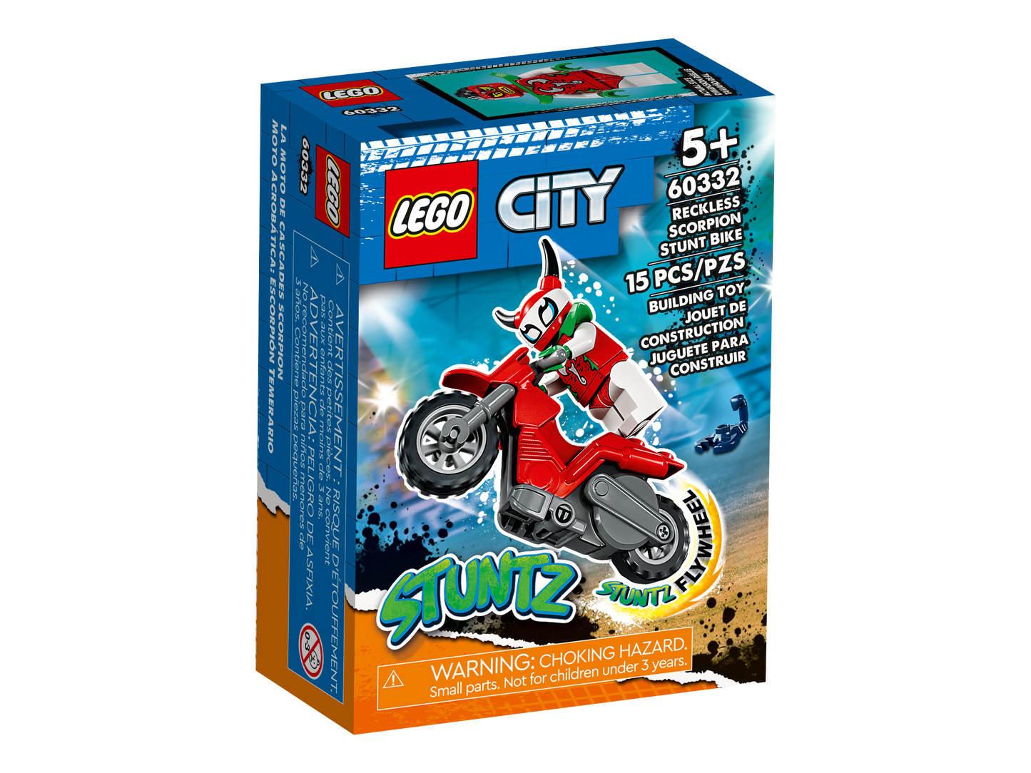 LEGO CITY RECKLESS SCORPION STUNT BIKE