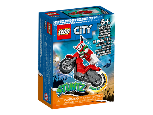 LEGO CITY RECKLESS SCORPION STUNT BIKE