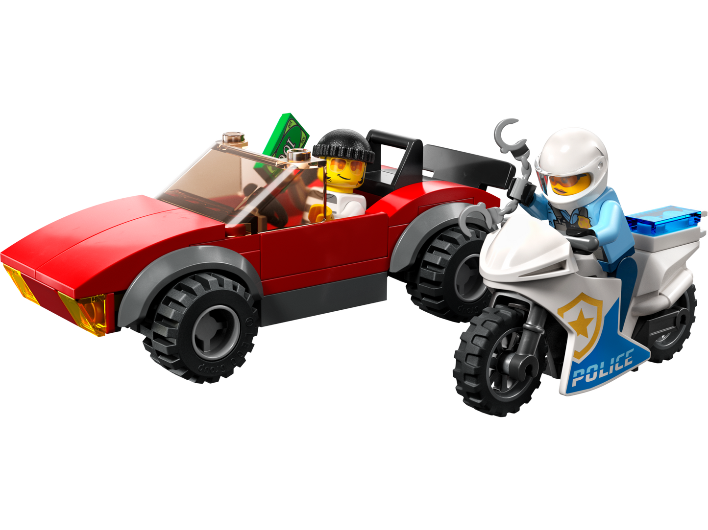LEGO CITY POLICE BIKE CAR CHASE