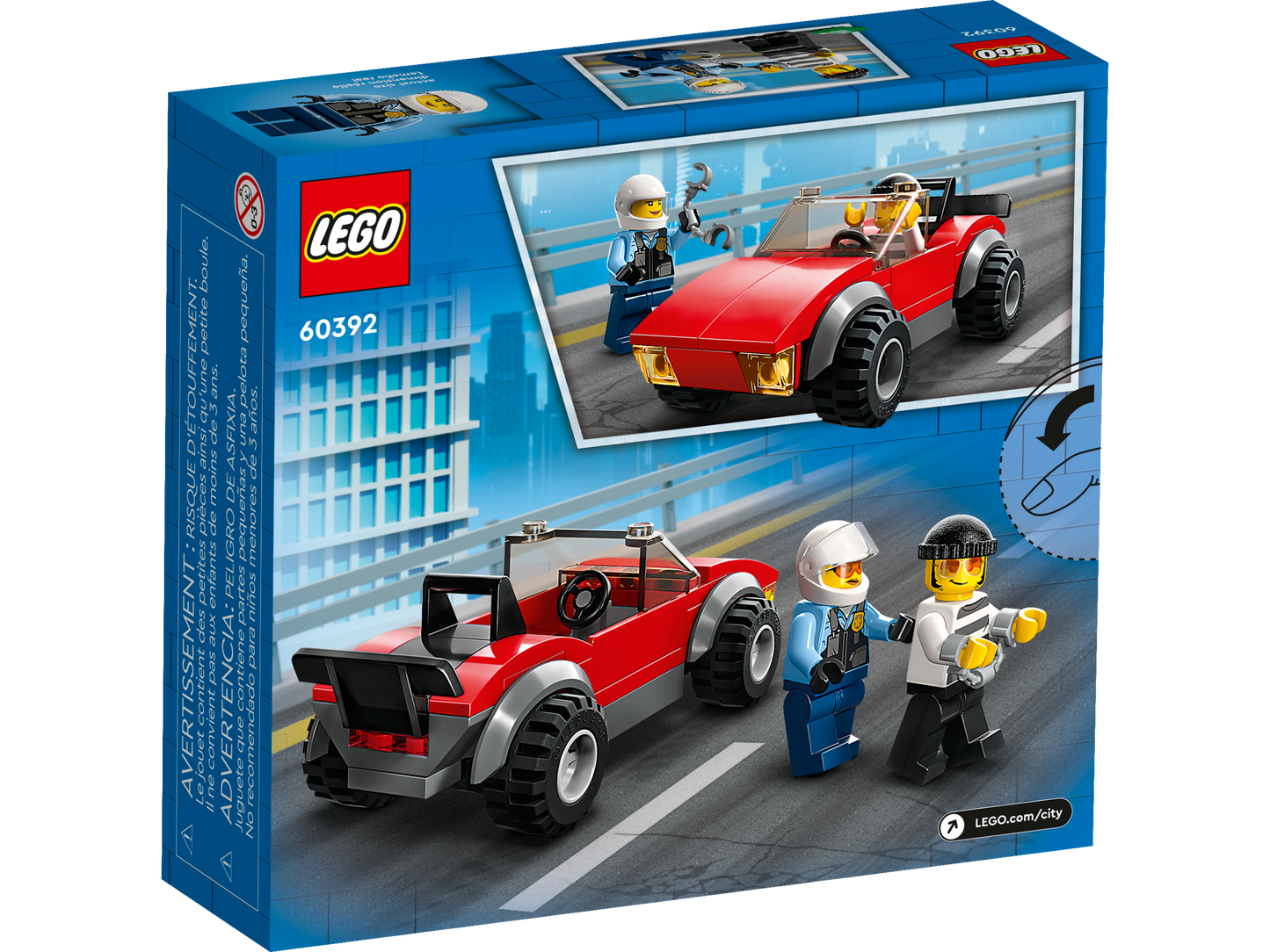 LEGO CITY POLICE BIKE CAR CHASE