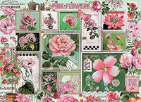 COBBLE HILL 1000 PC PINK FLOWERS