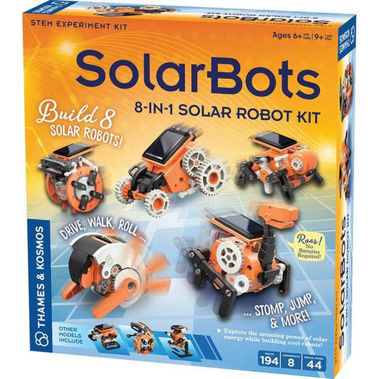 SOLARBOTS 8-IN-1 SOLAR ROBOT KIT