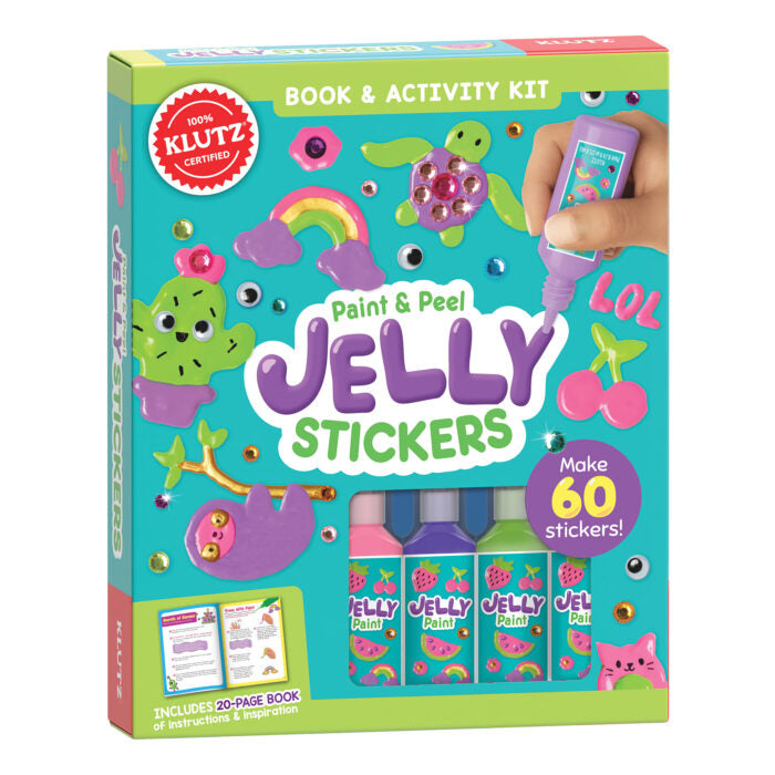 KLUTZ: PAINT & PEEL JELLY STICKERS