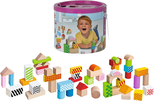 EICHHORN WOODEN BLOCKS 50 PIECE SET