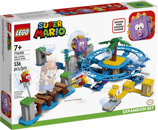 LEGO SUPER MARIO BIG URCHIN BEACH RIDE EXPANSION