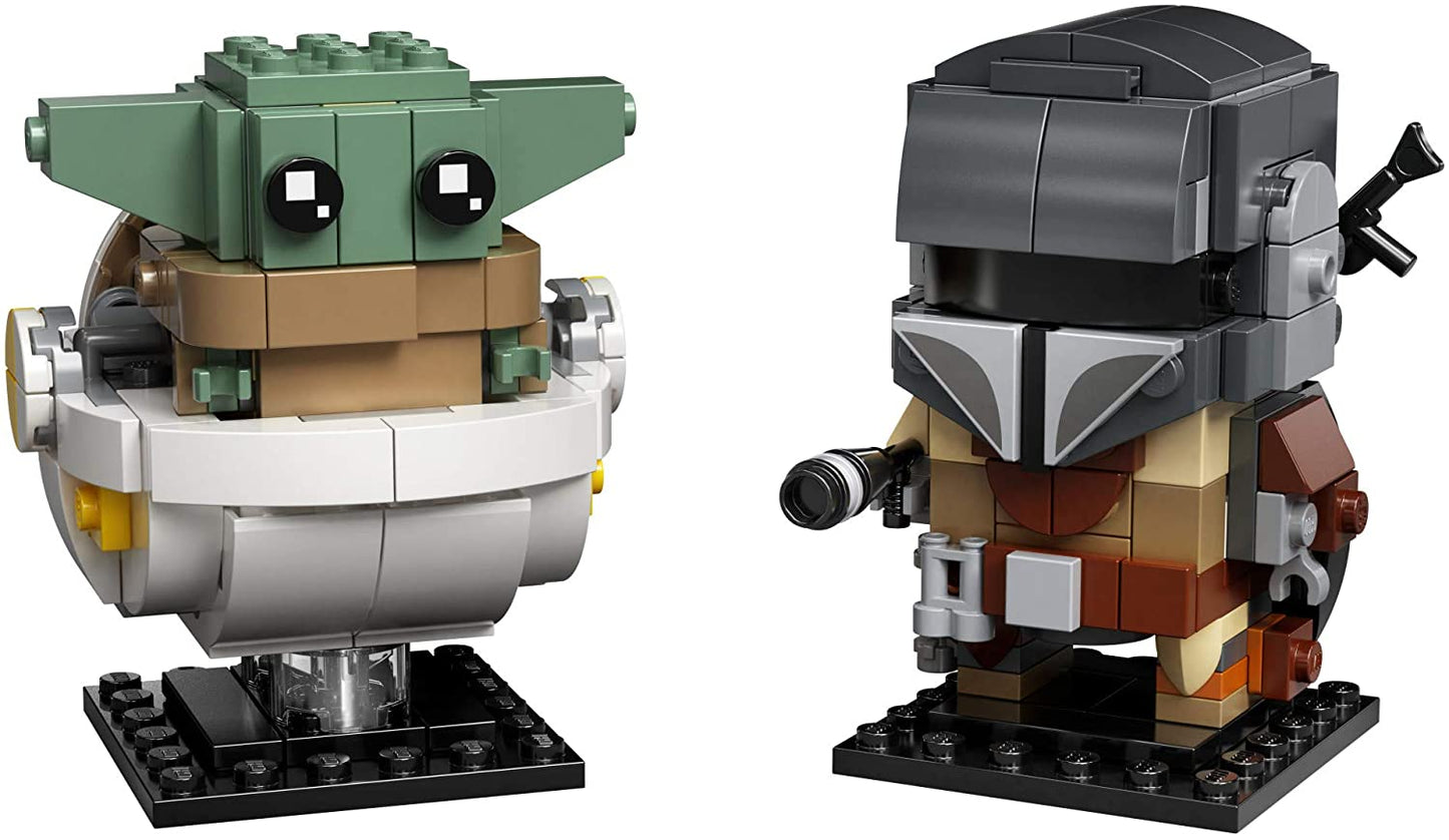 BRICK HEADZ STAR WARS THE MANDALORIAN AND THE CHILD