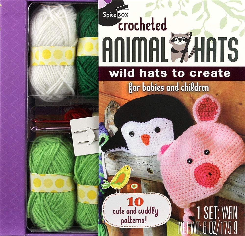 SPICEBOX CROCHETED ANIMAL HATS