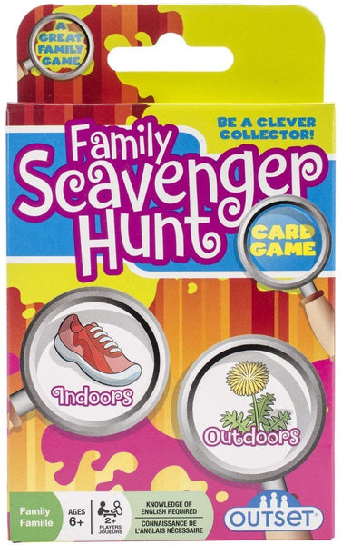 FAMILY SCAVENGER CARD GAME