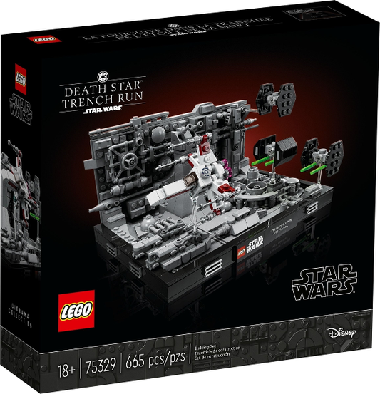 LEGO STAR WARS DEATH STAR TRENCH RUN DIORAMA